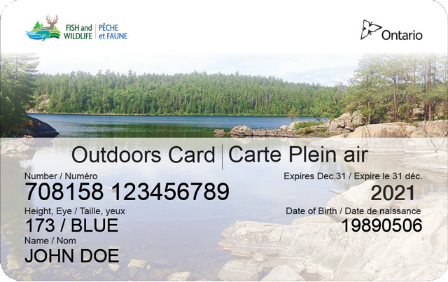 Ontario Outdoor Card